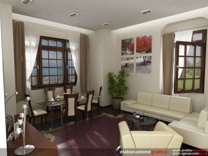 Archisio - Arch Lorenzo Ardito - Progetto Ristrutturazione interna villa camogli