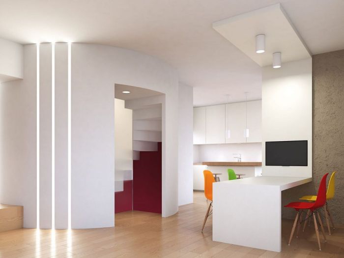 Archisio - Claudio Dagostino - Progetto Progettazione interior design di una casa residenziale