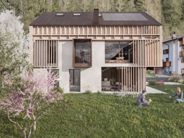 Archisio - Bortoluzzi Associati Enrico Bortoluzzi Architetto - Progetto Casa sul lago - alleghe