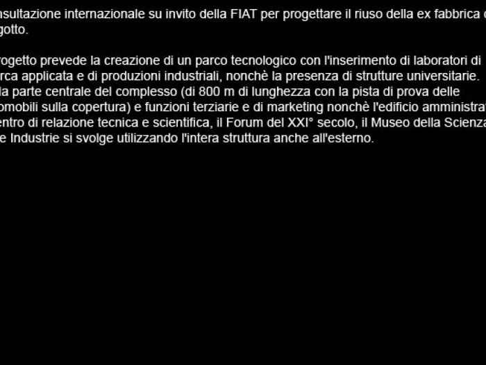 Archisio - Sartogo Architetti Associati - Progetto Progetto per il riuso dellex fabbrica fiat lingotto