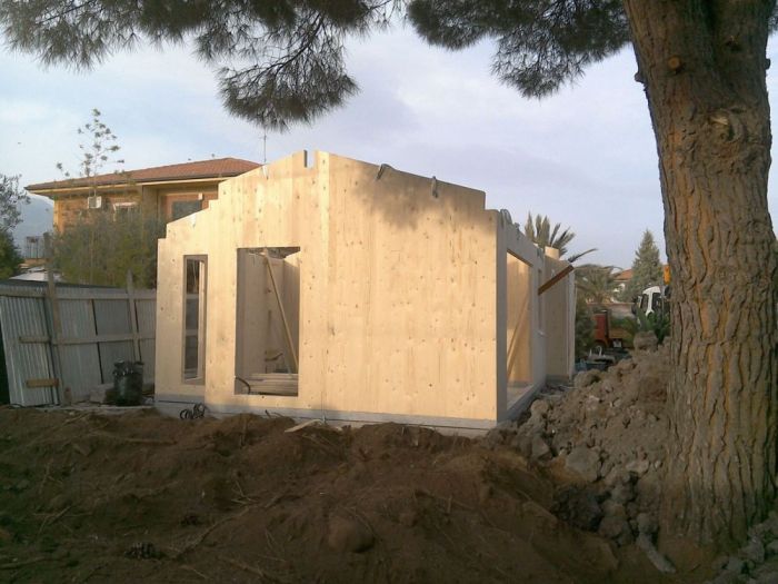 Archisio - Casesa Tiziano - Progetto Villa unifamiliare struttura portante in legno