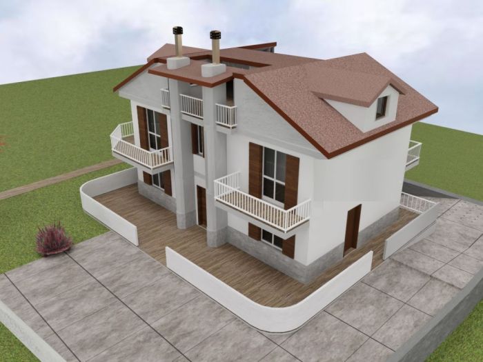 Archisio - Michele Mele - Progetto Restyling di una villa bifamiliare stile contemporaneo