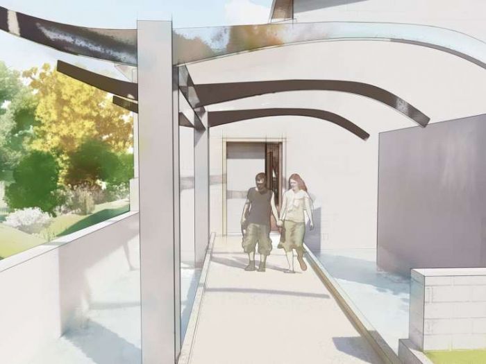 Archisio - Andrea Sorci Natural Living - Progetto Ipotesi progetto di ripristino di un capannone a borghetto flaminio rm per la sede museale della fondazione