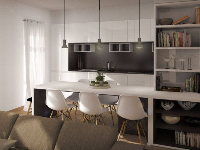 Archisio - Studio Ferretti - Progetto Ristrutturazione appartamento nuova cucina