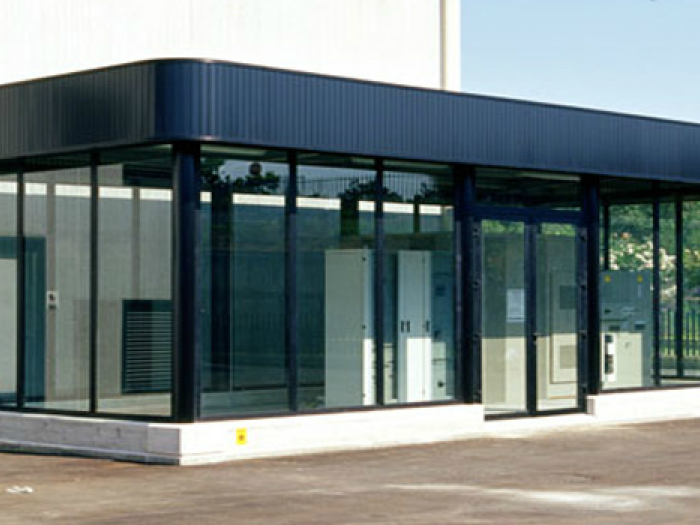 Archisio - Imaf srl - Progetto Prodotti industriali cabine insonorizzate cancelli scale facciate continue infissi nastri in alluminio produzioni speciali strutture in acciaio tettoie e pensiline