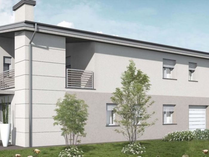 Archisio - Galli Progetti srl - Progetto Maisonette bifamigliare su due livelli