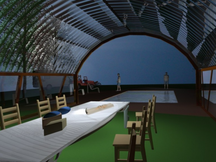 Archisio - Domenico Morolla - Progetto Progetto copertura piscina