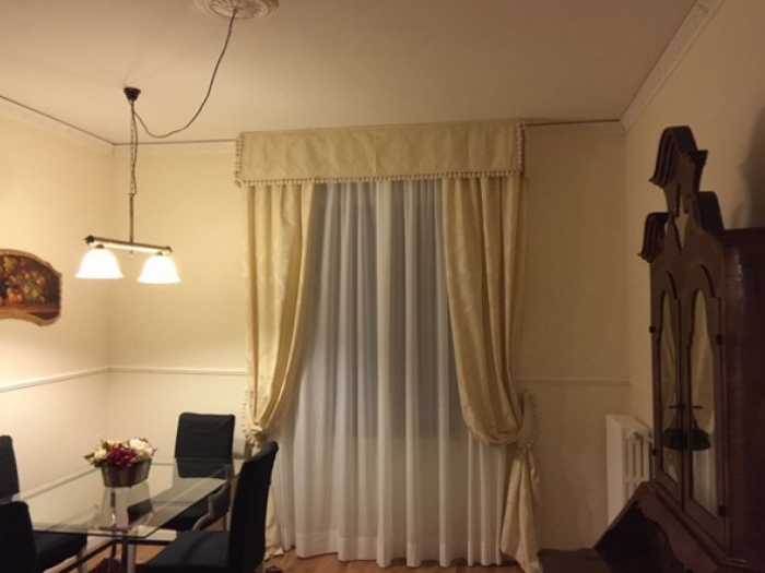 Archisio - Alberto Alderighi - Progetto Tinteggiatura con decorazioni a cornici e colonna in cartongesso