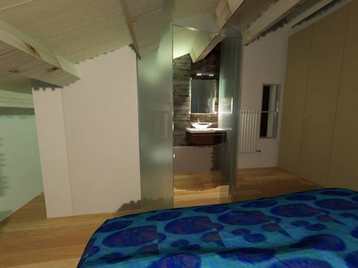 Archisio - Architetto Maria Rita Malandra - Progetto Bagno in mansarda
