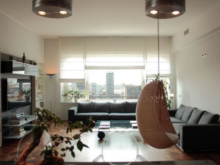 Archisio - Gaia Brunello Photohomestaging - Progetto Appartamento eclettico a milano