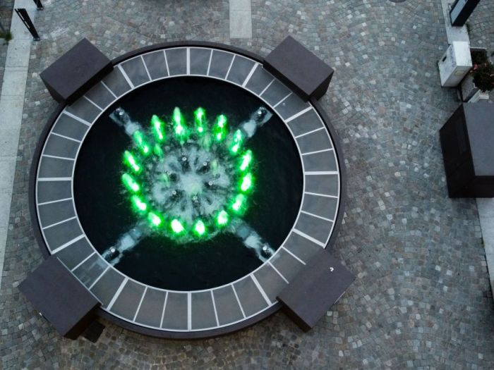 Archisio - Forme Dacqua - Progetto Focus per aquam - fontana danzante musicale