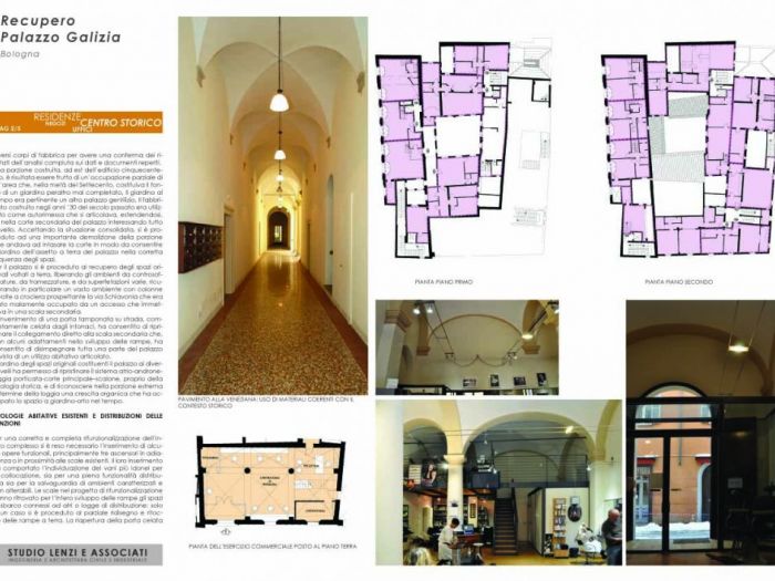 Archisio - Studio Lenzi Associati - Progetto Ristrutturazione di palazzo galizia