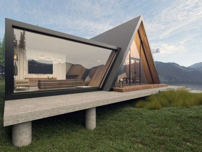 Archisio - Bruna Cristina Barbosa - Progetto Chalet in montagna