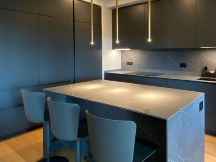 Archisio - Serena Martini - Progetto Dark kitchen - eleganza e contrasti materici