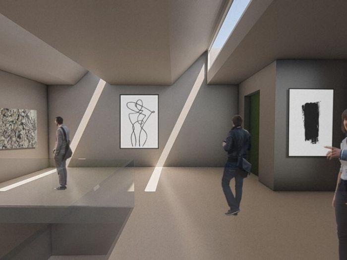 Archisio - Claudia Porcu - Progetto Concorso idee - museo darte contemporanea a lula - prima menzione di merito