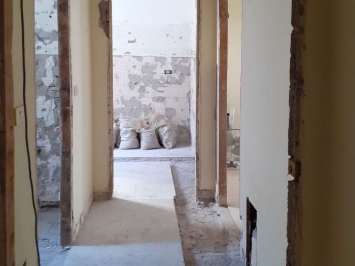 Archisio - Mani Srl Ristrutturazini - Progetto Ristrutturazione completa di un appartamento sito in roma zona aurelio con tanto gioco di colori