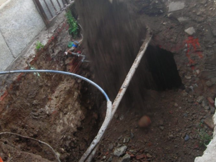 Archisio - Escavazione Musso - Progetto Pozzi e fognature tubature acqua tubature gas