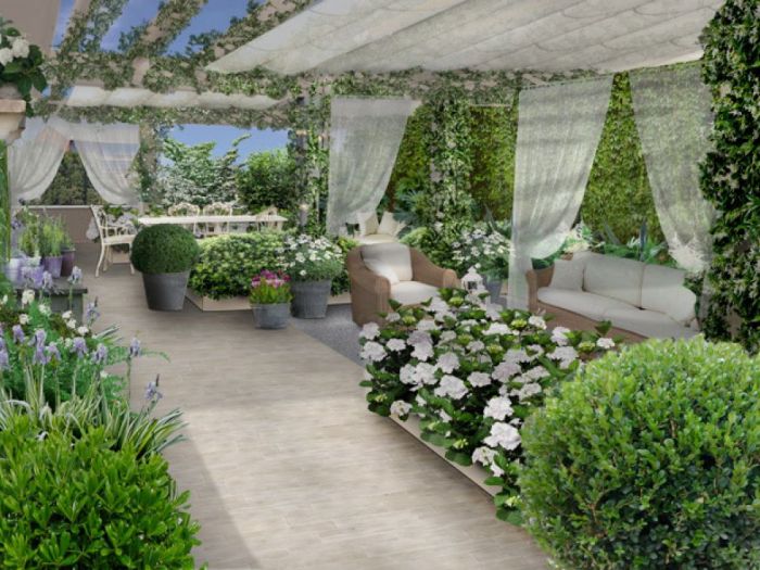 Archisio - Adriana Pedrotti - Progetto Una terrazza provenzale