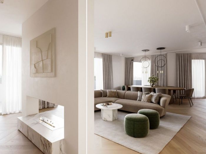 Archisio - Doppiozero Interior - Progetto Casa mm - interior design di un attico contemporaneo