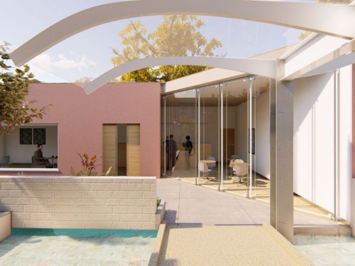 Archisio - Andrea Sorci Natural Living - Progetto Ipotesi progetto di ripristino di un capannone a borghetto flaminio rm per la sede museale della fondazione