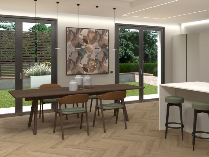 Archisio - Mood Artisan Snc Di Enrico Bedin E Simona Mioara Ghita - Progetto Il living cucina di francesco e anna