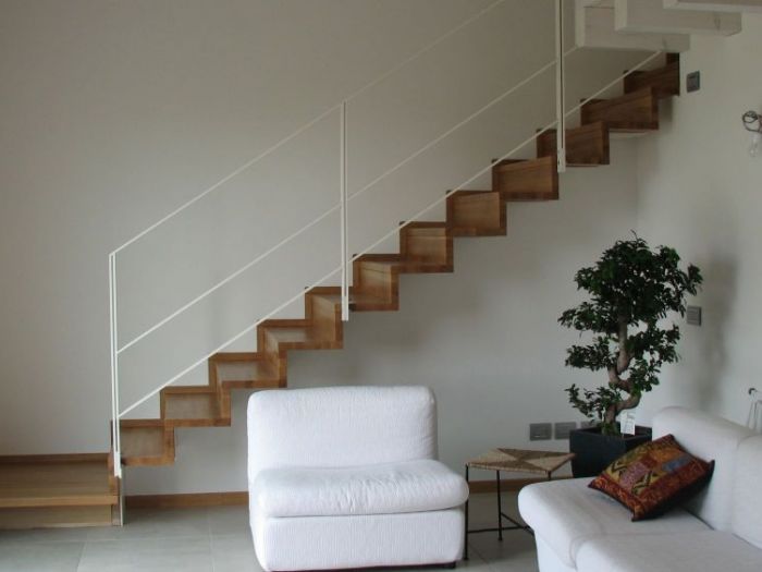 Archisio - Carpenteria Metallica Valan G Snc - Progetto Scala sospesa