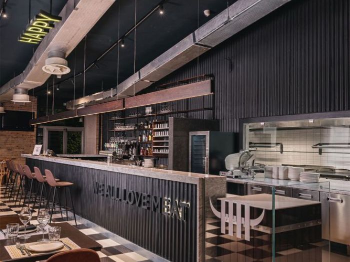 Archisio - Salvatore Vicidomini - Progetto Happyhours burger grill