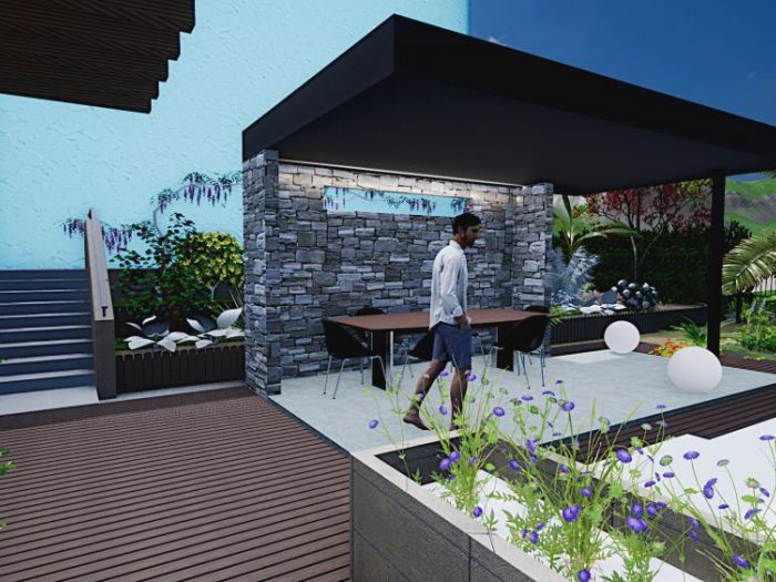 Archisio - Ostuni Giuseppe Pietro - Progetto Angolo nel giardino