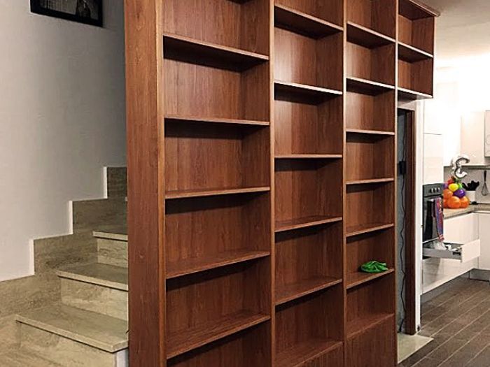 Archisio - Archihouse - Progetto Progettazione interni libreria a parete