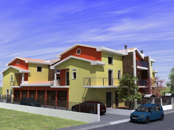 Archisio - Denis Rudellin - Progetto Realizzazione di 6 case a schiera