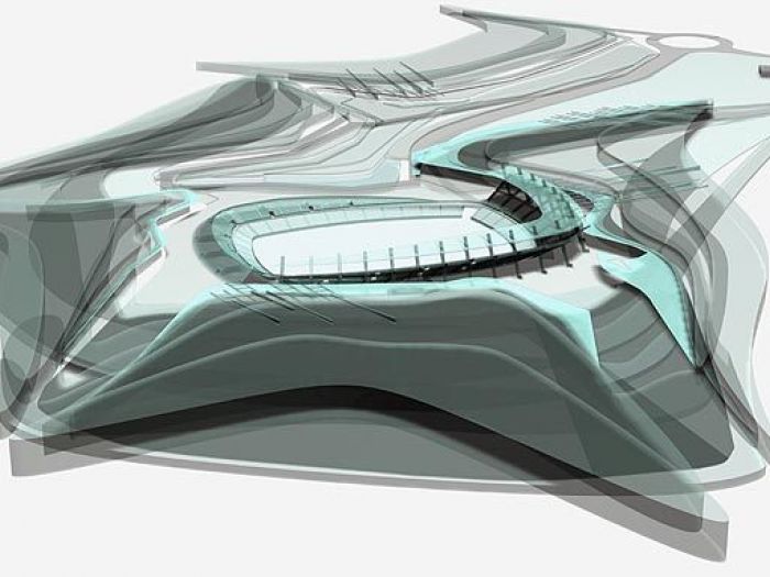 Archisio - Ruggero Lenci - Progetto Concorso per il nuovo stadio di siena
