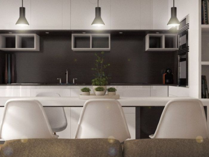 Archisio - Studio Ferretti - Progetto Ristrutturazione appartamento nuova cucina