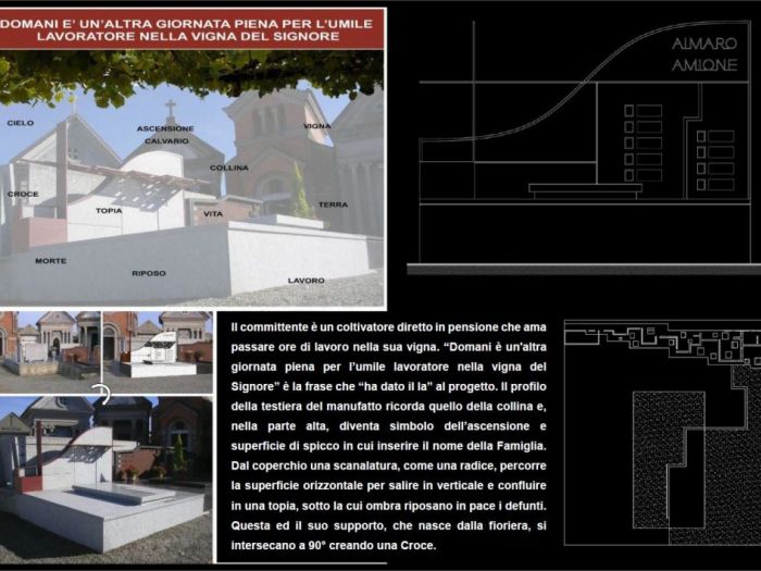 Archisio - Paolo Ceridono - Progetto Sepolcro di famiglia