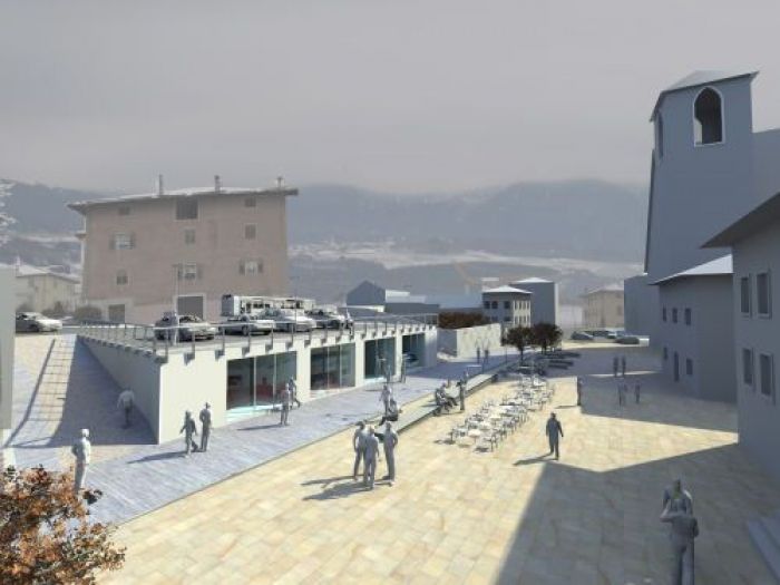 Archisio - Arch Lorenzo Ardito - Progetto Riqualificazione urbana ed arredo urbano di piazza ca Pilati tassullo