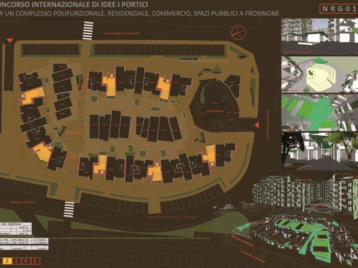 Archisio - Gianluca Fricchione - Progetto Concorso internazionale i portici