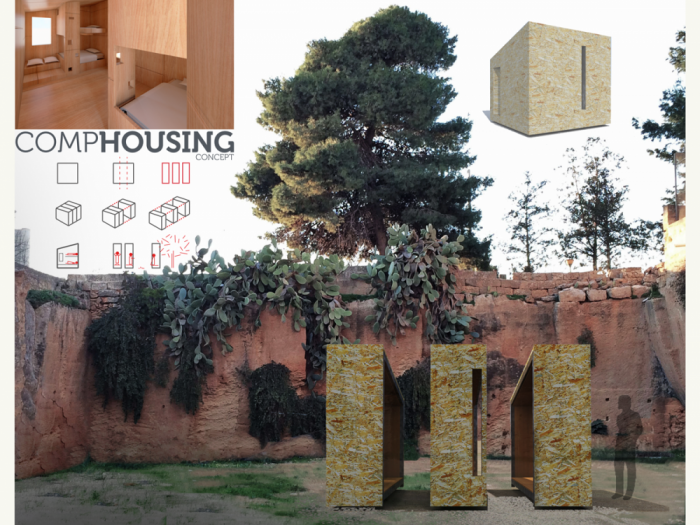 Archisio - Javier Reyes Batista - Progetto 10 m2Concorso di idee - periferica