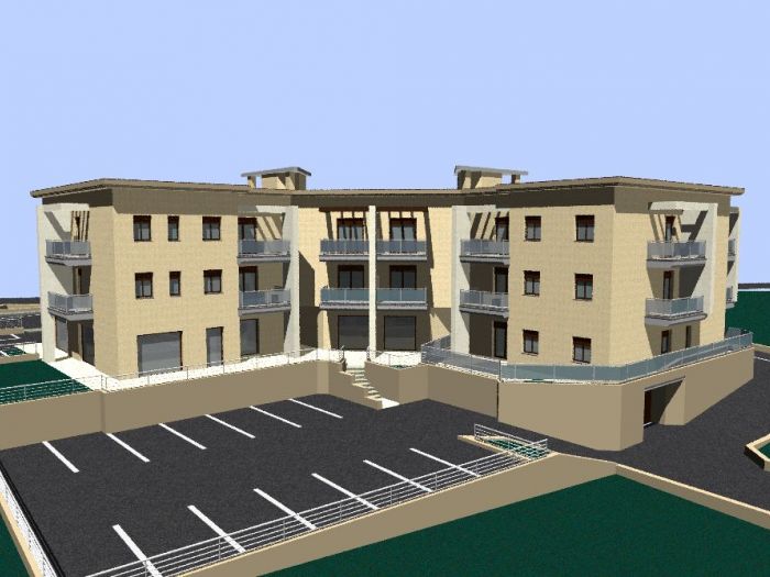 Archisio - Massimo De Luca - Progetto Edificio residenziale - commerciale