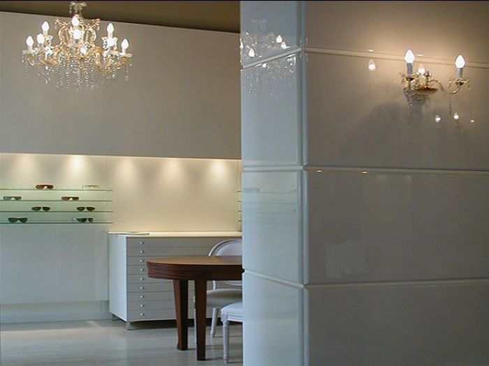 Archisio - Falegnameria Franciacorta Snc - Progetto 7 ottica e gioielleria - arredamento ottica