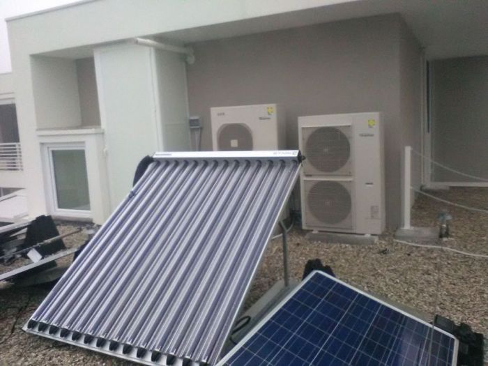 Archisio - Cm Termoidraulica - Progetto Centrale termica con pannelli solari