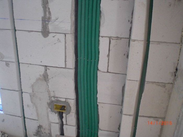 Archisio - Michele Gallo - Progetto Impianto sottotraccio per unit abitativa