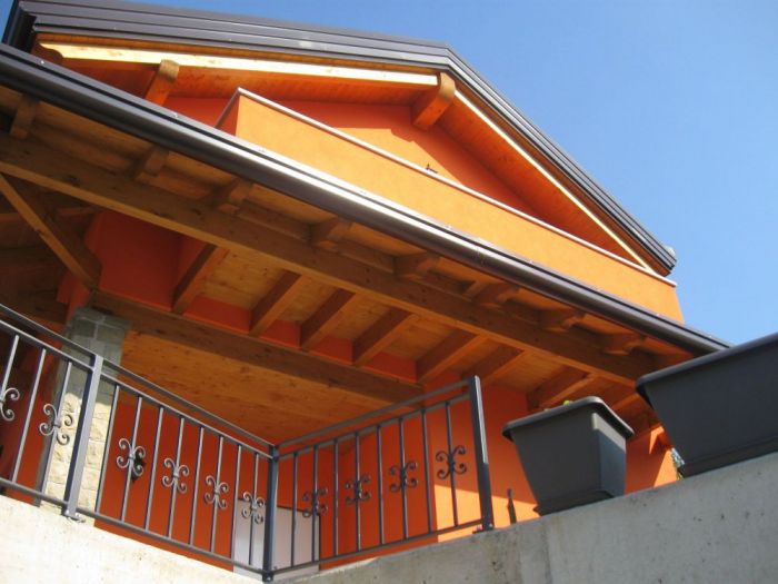 Archisio - Bclegno - Progetto Casa struttura a telaio in legno lamellare