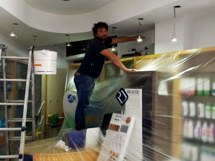 Archisio - Michele Gallo - Progetto Illuminazione e pitturazione farmacia