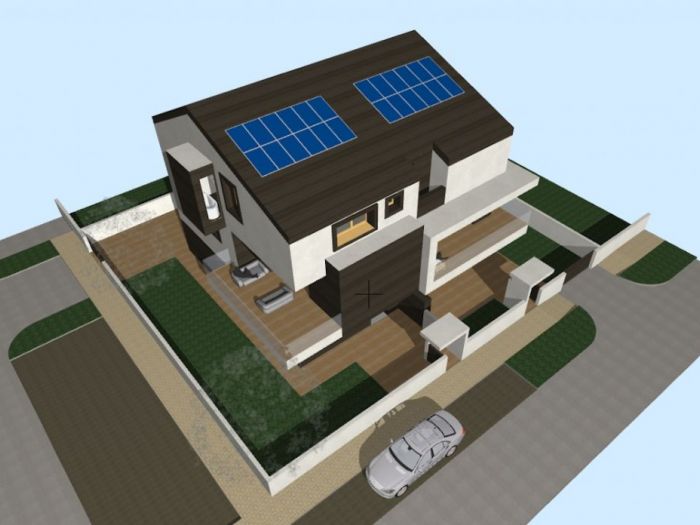 Archisio - Glagabriele Lottici Architetto - Progetto Casa per due famiglie