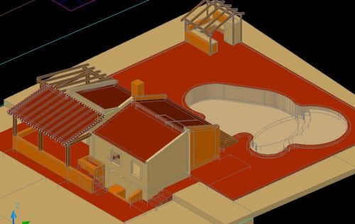 Archisio - Carmelo Galatioto - Progetto Villa arredi giardino e piscina