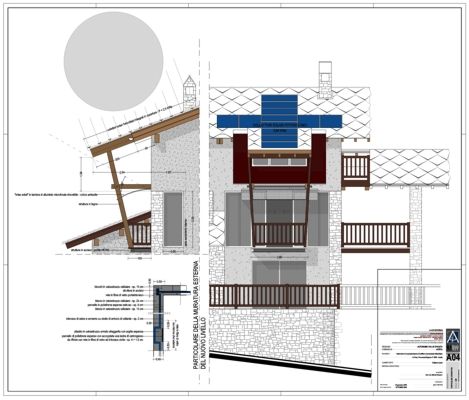 Archisio - Michele Ricupero - Ecoarchitettare Studio - Progetto Sopraelevazione di edificio a porossan ao