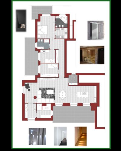 Archisio - Alessandro Restori - Progetto Accorpamento di due unita immobiliari interior design