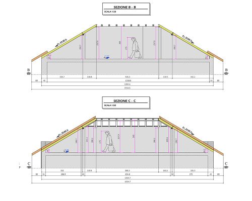 Archisio - Alessandro Restori - Progetto Recupero di sottotetto