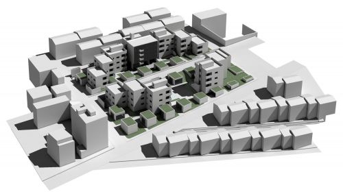 Archisio - Delisabatini Architetti fdeli E Fsabatini Arch Ass - Progetto Concorso recupero dellarea quadrilatero e del relativo complesso edilizio in via grazia deledda