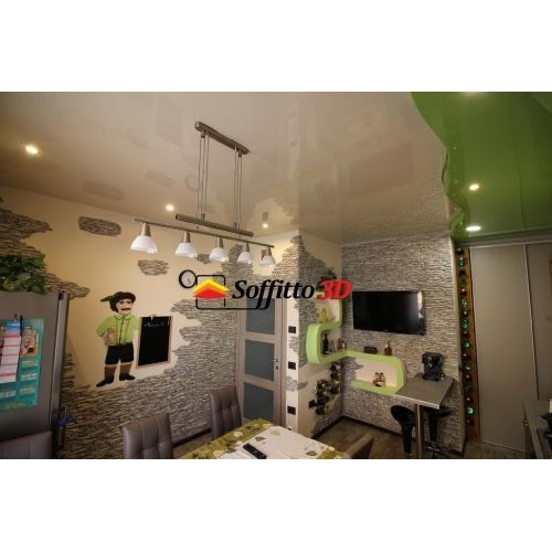 Archisio - Soffitto 3d - Progetto Installazione dei soffitti tesi