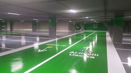 Archisio - Givir Sistemi In Resina Impresa Edile Civile E Industriale - Progetto Soluzioni per impianti sportivi ed aree di gioco parking via giulia - roma sistemi in multistrato sistemi per campi sportivi con supporto in asfalto